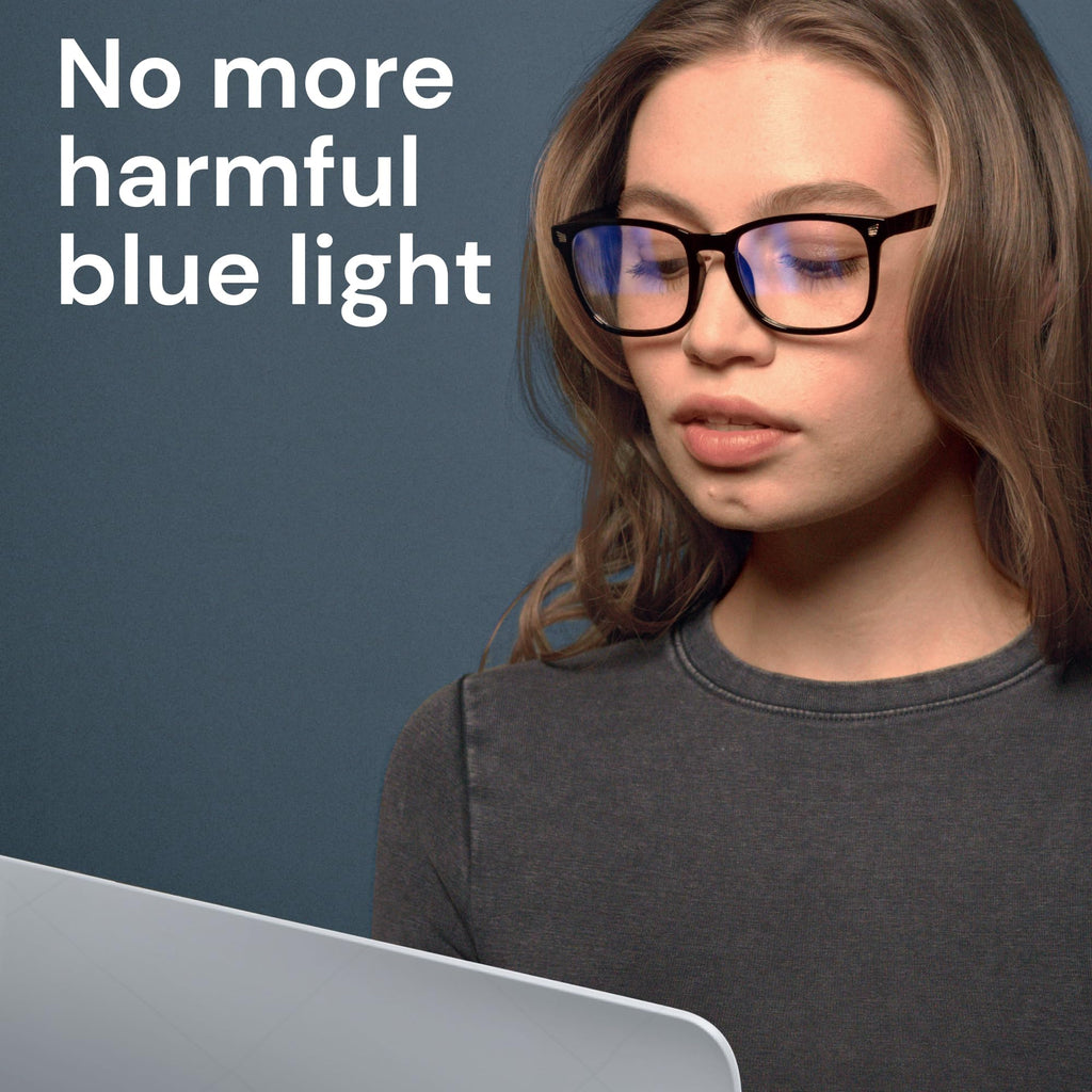 Gaoye Blue Light Blocking Glasses -Fashion Square Eyeglasses, Anti UV Ray Computer Gaming Glasses Blue Blockers for Women/Men