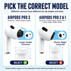 5 Pairs Replacement Ear Tips for AirPods Pro 3 (White)