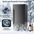 Mini Beverage Refrigerator Cooler -Small Beverage Fridge 1.4cu.ft