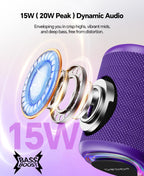 Portable Bluetooth Speaker Gift Ideas: Outdoor Travel Essentials Waterproof
