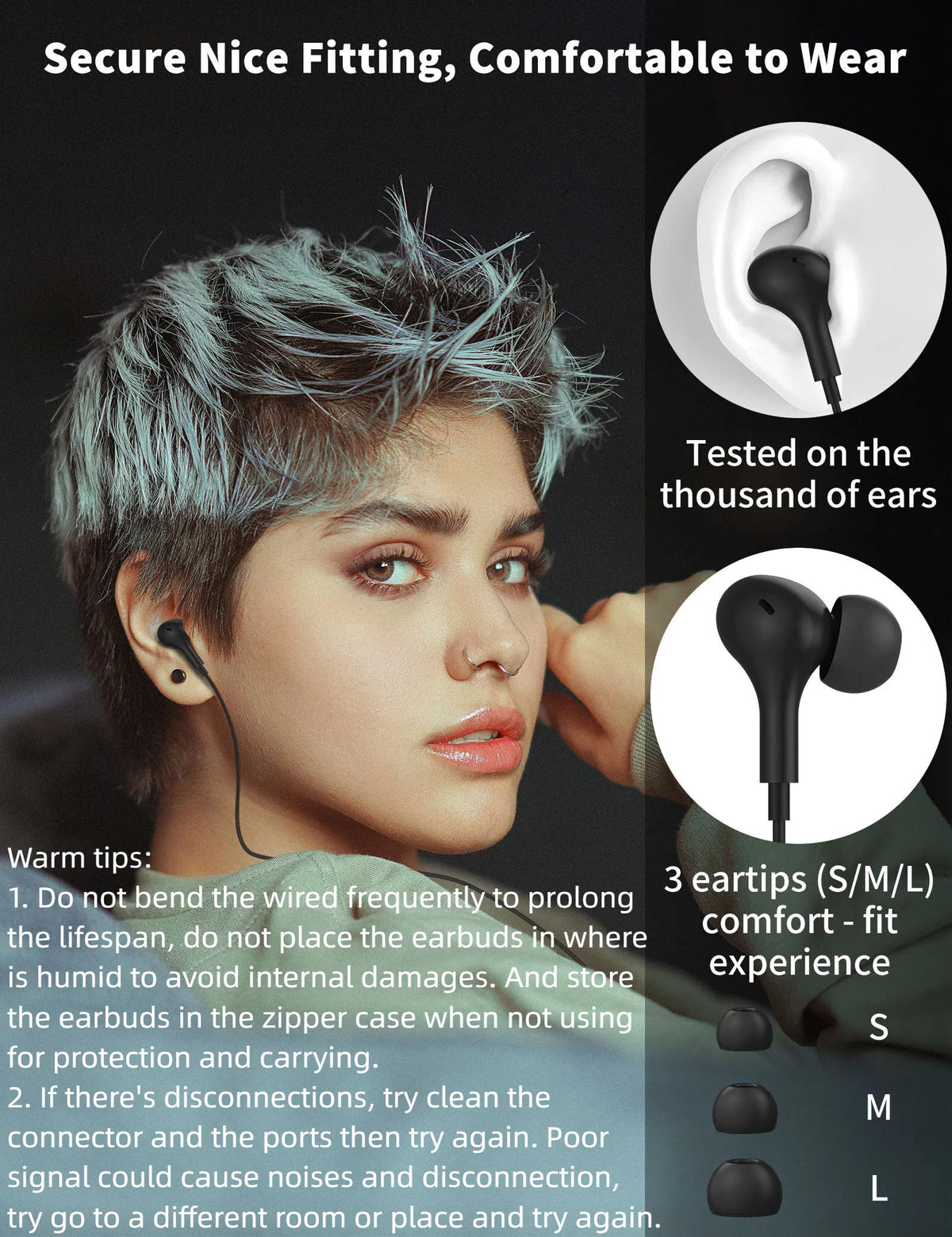 USB C Headphone for Samsung S26 S25 FE S24 A16 A17 Z Wired Earbuds Magnetic
