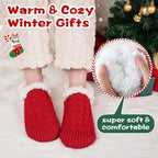 Niorasen Fluffy Slipper Socks Women Men, Winter Gift for Her, UK 4-9