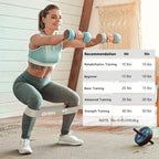 Gritin Resistance Bands, Set of 5 Skin-Friendly Resistance Exercise Band