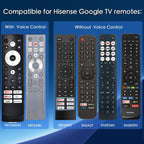 Replacement for Hisense Smart Google TV Voice Remote Control