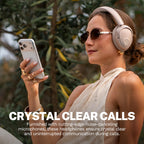 JLab JBuds Lux ANC Wireless Over-Ear Headphones, Mauve