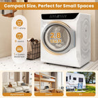 Auertech Portable Washer and Dryer Combo Set, 2.8 CU. FT. Portable Clothes Dryers with Boot Dryer, 28 lbs Fully Automatic Washing Machine, Compact Washer and Dryer for Apartment, RV, Dorm