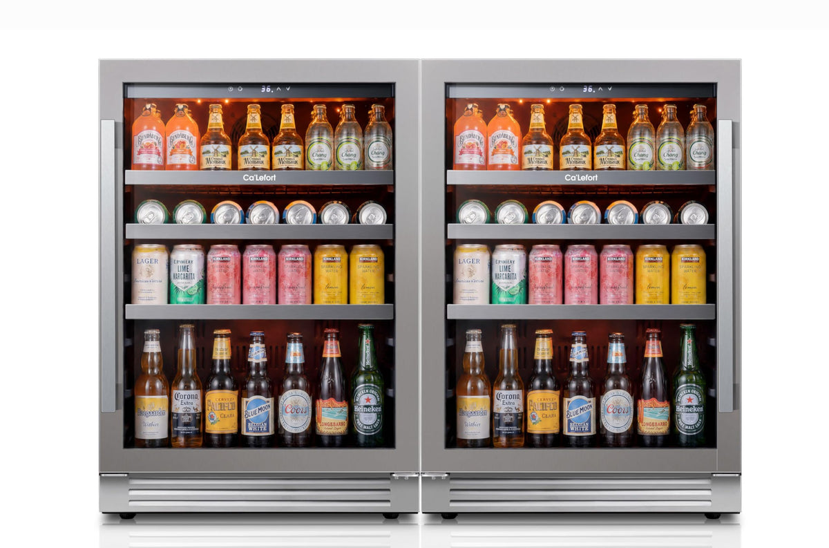Ca'Lefort 48 Inch Wine & Beverage Refrigerator, 200 Can and 46 Bottle