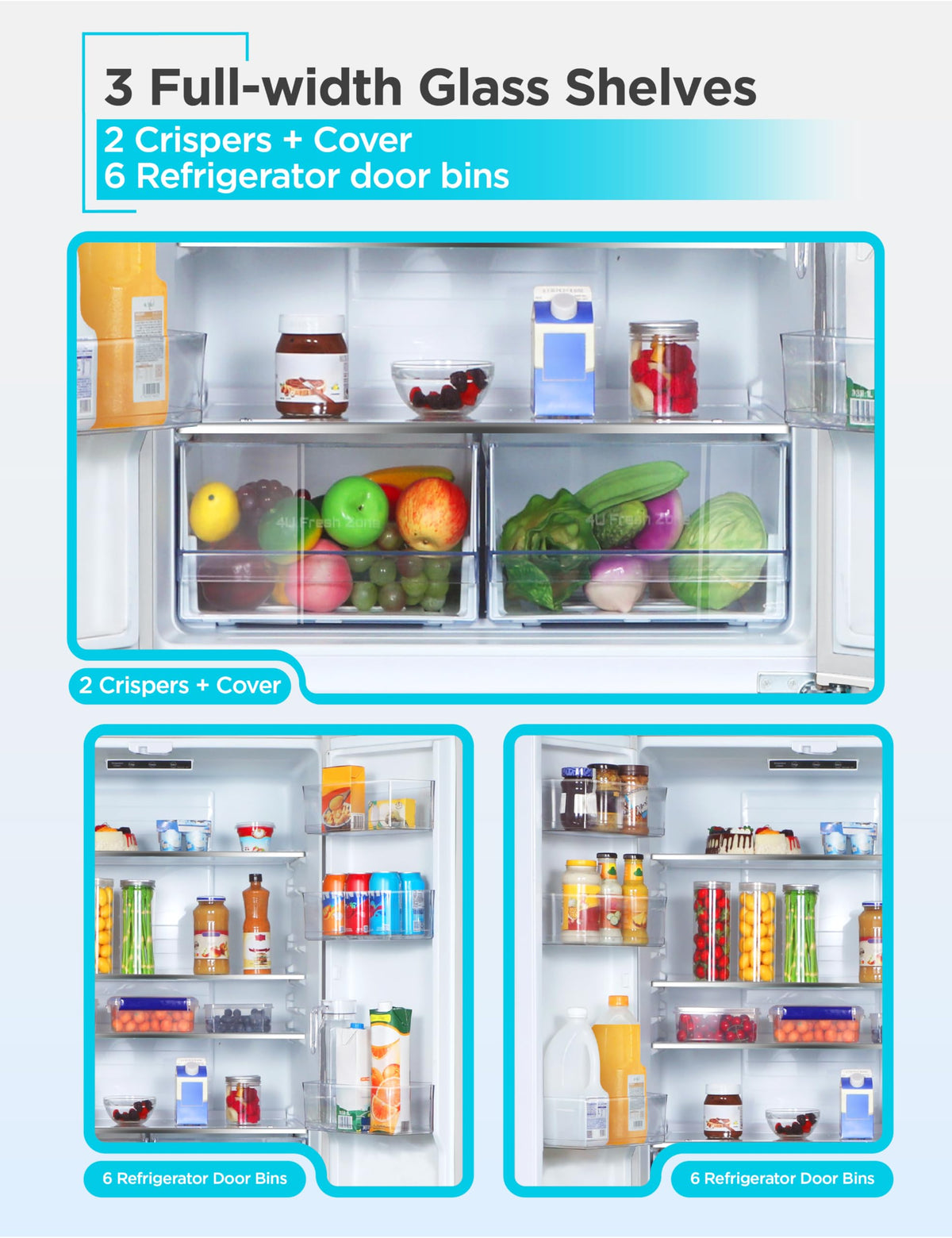 BLACK+DECKER 14 Cu. Ft. Convertible Freezer Refrigerator, Upright Freezer with Glass Shelves, ENERGY STAR rated, Frost Free, BUC1400XB, Black