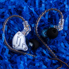 Linsoul KZ ZS10 Pro, 4BA+1DD 5 Driver in Ear Monitor, HiFi Wired Earbuds, Gaming Earbuds, Hybrid IEM Earphones with Stainless Steel Faceplate, Detachable Cable for Musician(with Mic, Dark Black)