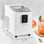 Igloo Ice Maker Countertop, Portable Ice Maker with Handle, 26lbs, Black