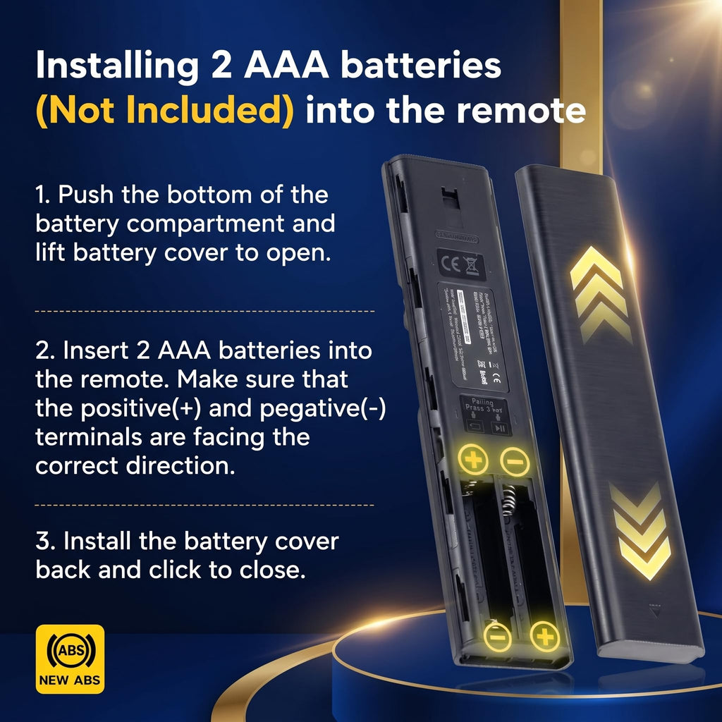 Pack of 2，for Samsung smart TV Remote Replacement