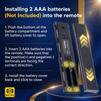 Pack of 2，for Samsung smart TV Remote Replacement