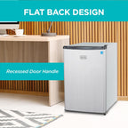 BLACK+DECKER 2.5 Cu. Ft. Compact Refrigerator, BCRK25V, Stainless Look
