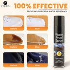 Waterproof Spray 300ml - Shoe Protector and Fabric Waterproofing for Leather, Suede, Boots and Tents | Fast-Drying, Invisible Shield Against Water, Stains and Dirt – Ideal for Everyday Use (3 Pack)