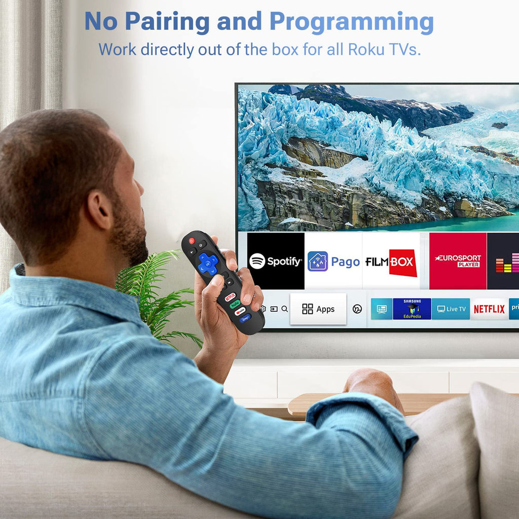 Universal Remote for All Samsung TV Remote, Replacement Compatible with All Samsung LED, LCD, QLED, HDTV, 3D Series Smart TVs (BN59-01259B)