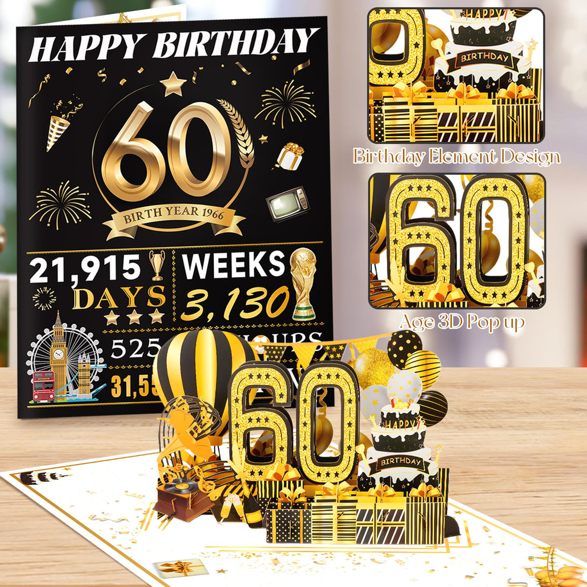 16th Birthday Card for Girl Boy Son Daughter, Big Pop Up 16th Birthday Cards for Grandson Granddaughter, Back In 2010 Funny 16 Year Old Birthday Decorations