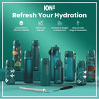 ION8 Leak Proof Water Bottle, 500ml (18oz), Fighter Jets