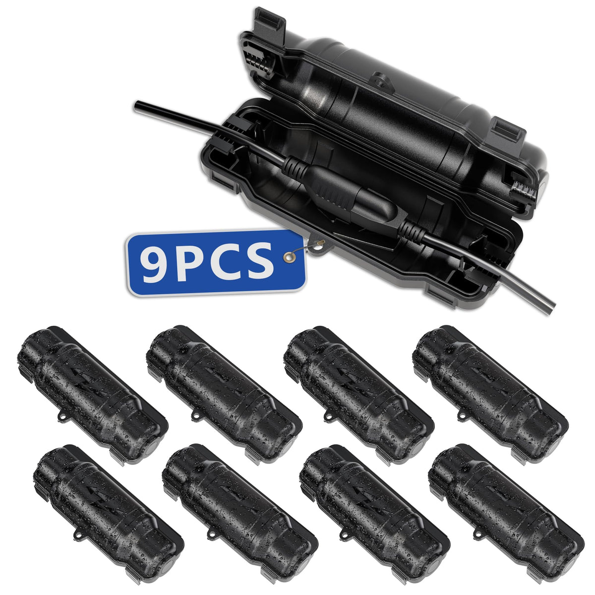 Outdoor Extension Cord Safety Cover, Black