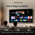HYE 43" LED Smart TV - 4K Ultra HD, Samsung Tizen OS & Gaming Hub, Black