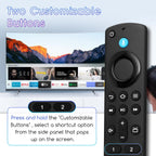 Replacement Fire Stick Remote for All Fire Series, TV FireStick (HD, 4K, 4K Max, Lite), TV Cube, for Fire-TV-Insignia/Pioneer/Smart TVs with Voice