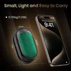 Rechargeable Hand Warmers 2 Pack, 24 Hrs Warmth, Magnetic Electric Heater