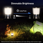Blukar Camping Lights Rechargeable, 2000L Camping Lantern Lamp Essentials