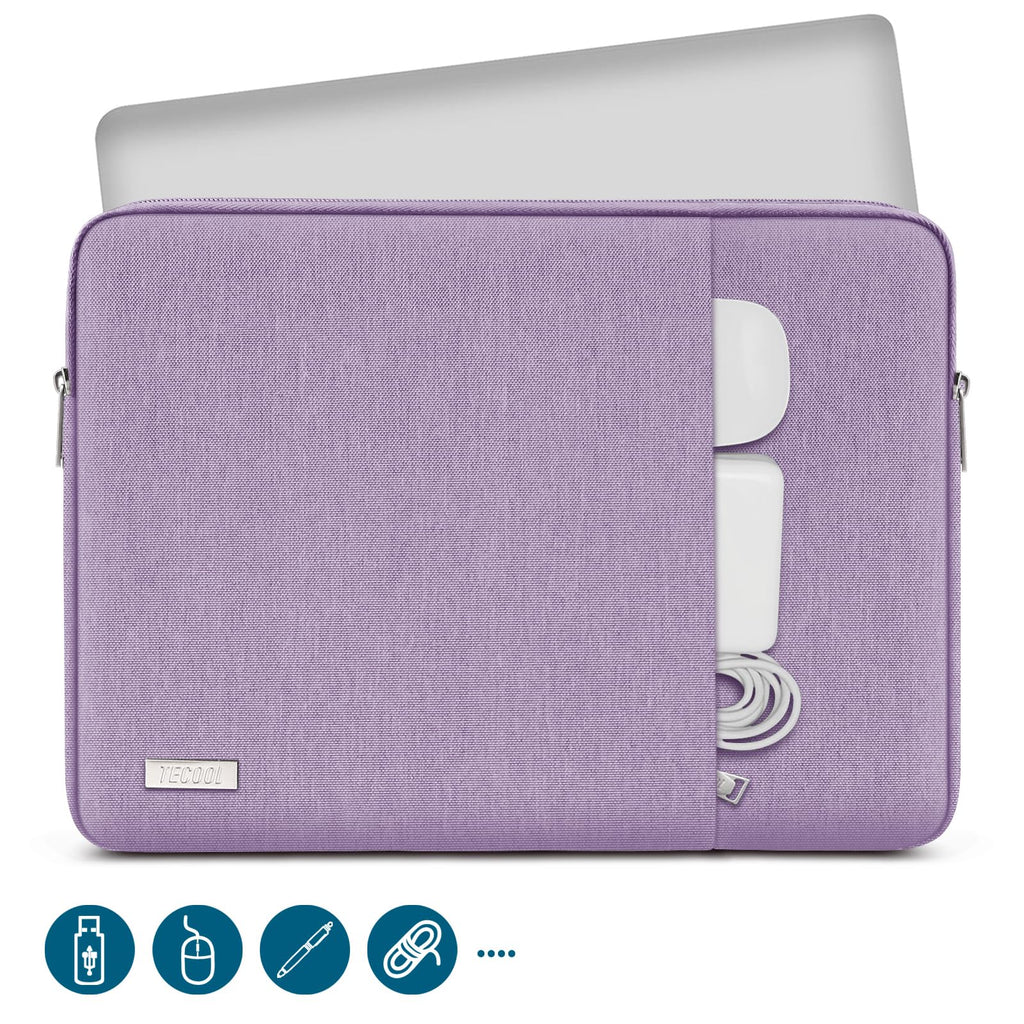 TECOOL 14 Inch Laptop Sleeve Protective Laptop Case 14 inch,Pink