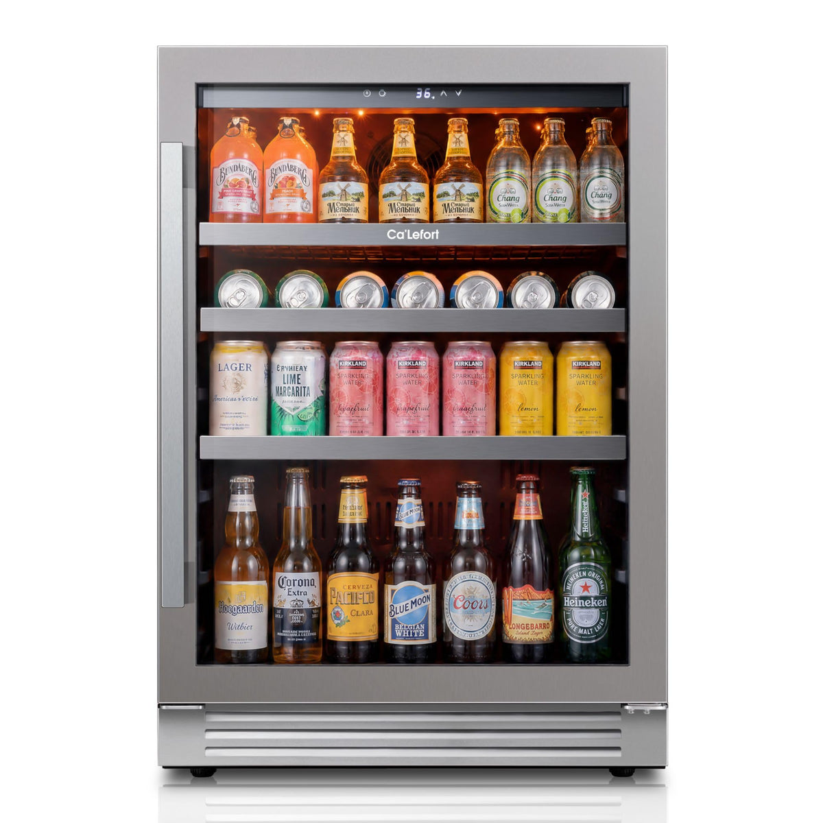 Ca'Lefort 48 Inch Wine & Beverage Refrigerator, 200 Can and 46 Bottle