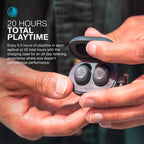 JLab JBuds Mini True Wireless Earbuds, Bluetooth Multipoint, Charcoal Black