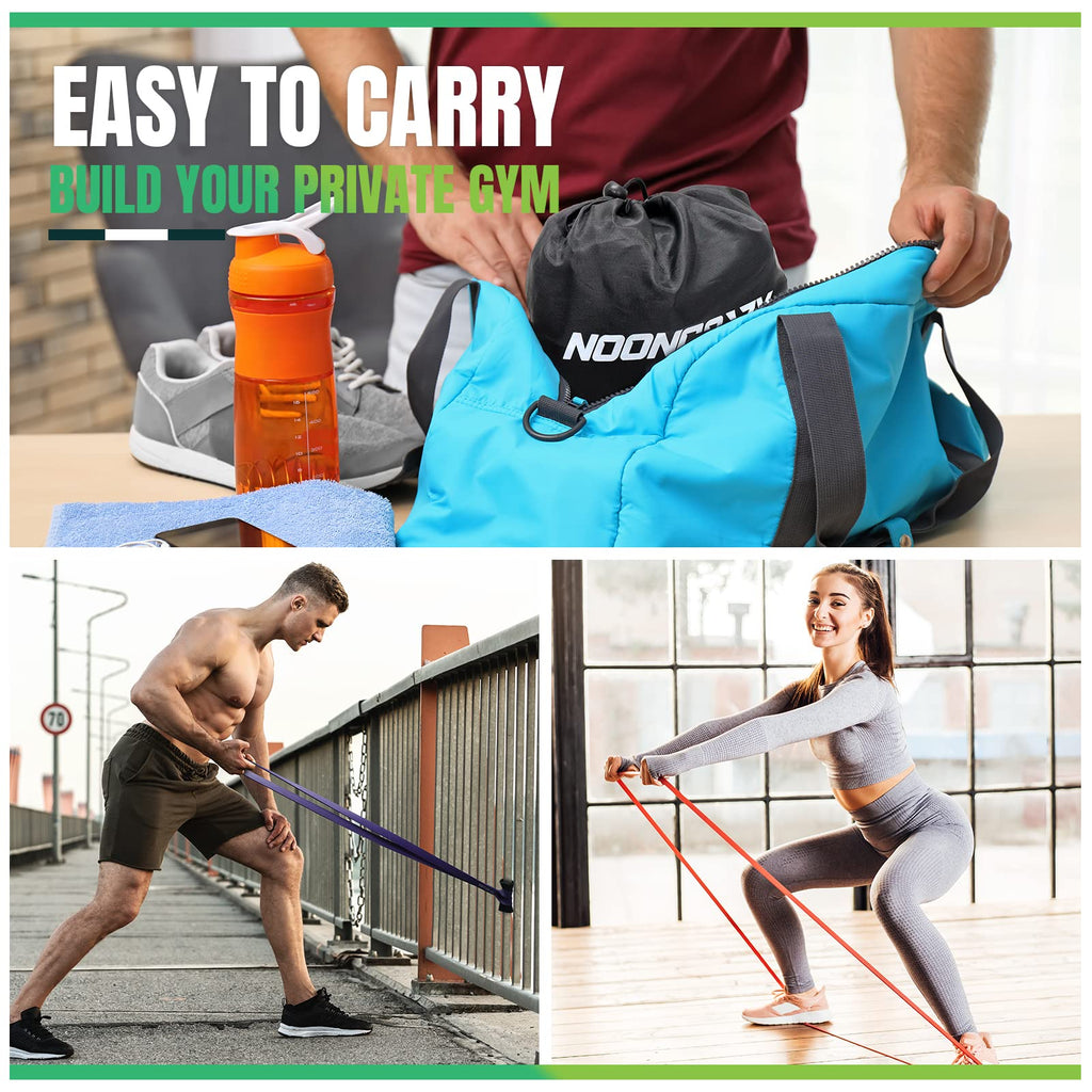 Resistance Bands Set, 5 Different Levels Pull Up Assistance Bands(8-125LB)