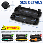 Outdoor Extension Cord Safety Cover, Black