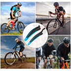 Bike Mudguard Set, Portable Adjustable Road Mountain Bike Bicycle Cycling Tires Front and Rear Mud Guard Fenders for MTB Mountain Road Bike
