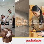 Packatape - 3 Rolls Per Pack 48MM x 66M Brown Packaging Tape for Parcels and Boxes. This 3 rolls pack of Heavy Duty Brown Packing Tape Provides a Strong, Secure and Sticky Seal for your Boxes
