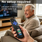 Gotellx 2 Pack Replacement Remote Controls for Roku TV