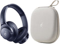 Soundcore by Anker Q20i Headphones with Protective Case, Blue, Bundle