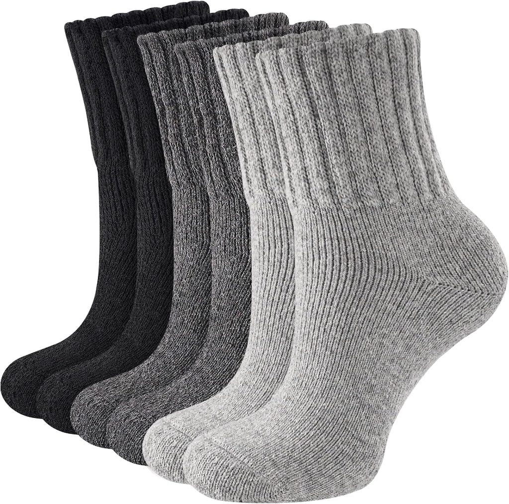 Niorasen Women's Thermal Socks, 3 Pairs Full Cushioned, Cosy Gift Winter