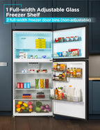BLACK+DECKER 18.1 Cu. Ft. Top Mount Refrigerator with Ice Maker, BR1810HIMB