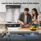 VIKIO HOME 30 Inch Under Cabinet Range Hood 900 CFM Dual Motor Power