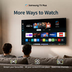 HYE 43" LED Smart TV - 4K Ultra HD, Samsung Tizen OS & Gaming Hub, Black