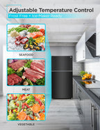 BLACK+DECKER 18.1 Cu. Ft. Top Mount Refrigerator with Ice Maker, BR1810HIMB