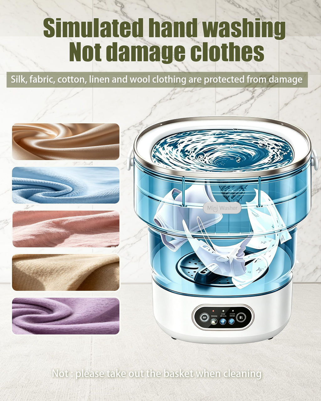 20L Mini Portable Washing Machine,Portable Washer Mini Lavadora Portatil