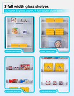 BLACK+DECKER 18.1 Cu. Ft. Top Mount Refrigerator with Ice Maker, BR1810HIMB