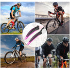 Bike Mudguard Set, Portable Adjustable Road Mountain Bike Bicycle Cycling Tires Front and Rear Mud Guard Fenders for MTB Mountain Road Bike