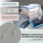24Pcs Silicone Cable Ties, Cord Organizer Cable Management-Multi