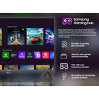 HYE 43" LED Smart TV - 4K Ultra HD, Samsung Tizen OS & Gaming Hub, Black
