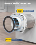 ALORAIR Magnetic Dryer Vent Connector Kit, 4-Inch Quick Connect, DV180