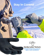 toolant 100% Waterproof Winter Work Gloves, Thermal Insulation with Grip