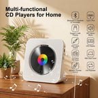 Gueray CD Player Portable Bluetooth Desktop CD Players for Home