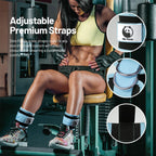Slim Panda Ankle Straps for Cable Machines, Cable Kickback Ankle Cuffs