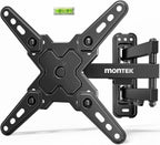 monTEK Full Motion Small TV Wall Mount for 13-43 Inch TVs up to 44 lb